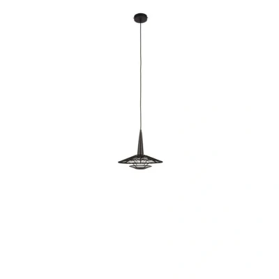 Afbeelding van Forestier Carpa S hanglamp, zwart, Ø 34 cm