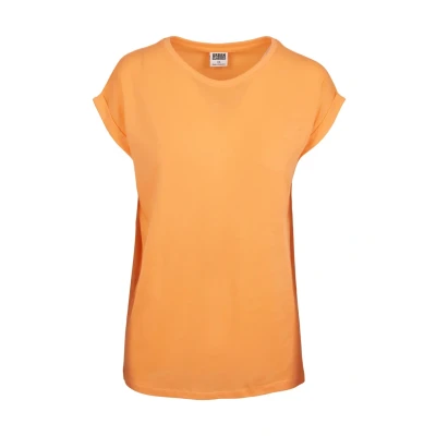 Afbeelding van Urban Classics Extended Shoulder Tshirt basic, Dames, Maat: XXL, Papaya