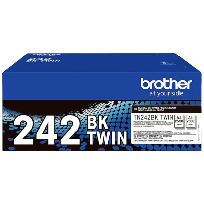 Afbeelding van Brother Toner TN 242BKTWIN Origineel 2 pack Zwart 2500 bladzijden TN242BKTWIN