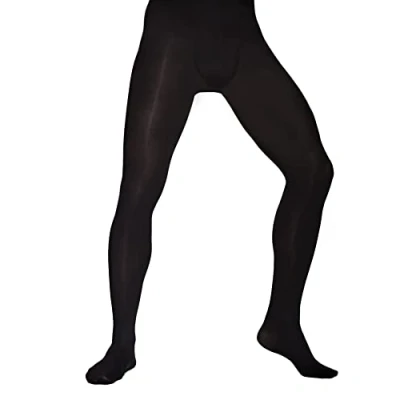 Afbeelding van Aurellie Herenpanty Microfiber Rocky 60 DEN Zwart Maat M/L