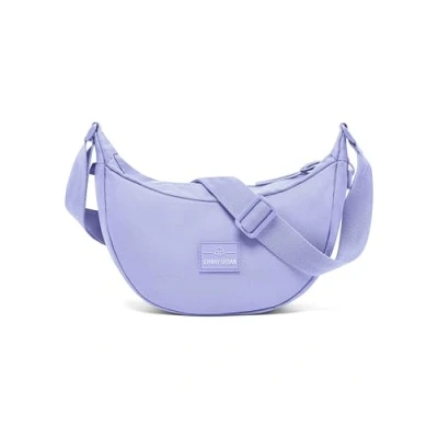 Afbeelding van Johnny Urban Ally Ronde halve maan schoudertas met verstelbare en waterdichte riem voor dames, Lila., S