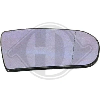 Afbeelding van DIEDERICHS 1614327 Spiegelglas Links MERCEDES BENZ: E Class Saloon, T modell