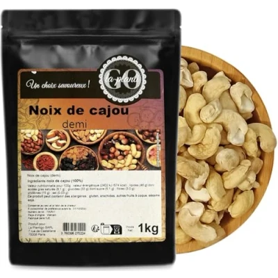 Afbeelding van Cashewnoten (half) 1 kg LA PLANTIGO