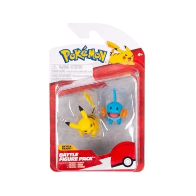 Afbeelding van Pokémon Pikachu &amp; Mudkip Jazwares Battle Figure Actiefiguren