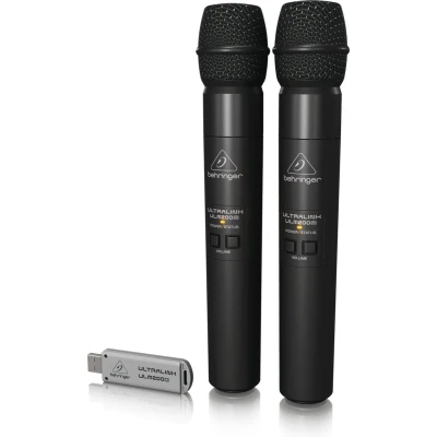 Afbeelding van Behringer ULTRALINK ULM202USB draadloos handheld systeem (2.4 GHz)
