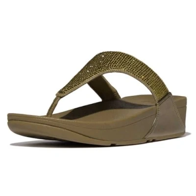 Afbeelding van FitFlop Lulu Toepost Hotfix GROEN Maat 41