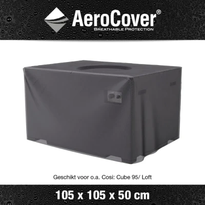 Afbeelding van Aerocover Vuurtafelhoes 105 X 50 Antraciet Grijs Tuinmeubelhoezen