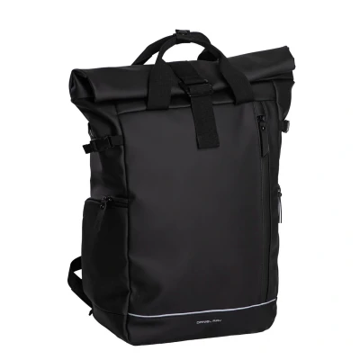 Afbeelding van Daniel Ray Central Rolltop Laptoprugzak Waterproof XL Zwart