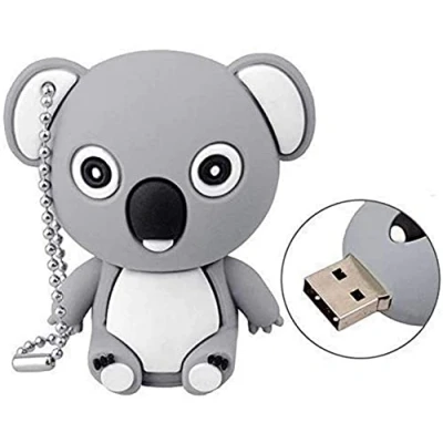 Afbeelding van Ulticool USB stick koala beer grijs 128GB high speed (USB 3.0)