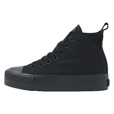 Afbeelding van British Knights KAYA MID Sneakers hoog, Dames, Maat: 39, black Katoen