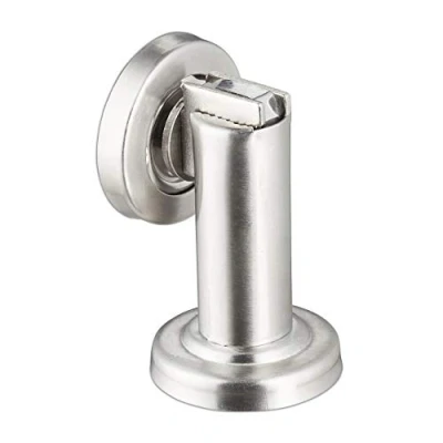 Afbeelding van Relaxdays 4x deurstopper binnen deurvastzetter magneet roestvrij staal wandmontage