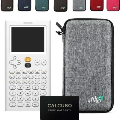 Afbeelding van CALCUSO Basispakket lichtgrijs met Grafische Rekenmachine Numworks