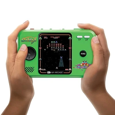 Afbeelding van My Arcade DGUNL 4199 Galaga/Galaxian Pocket Player Pro Handheld Draagbaar Gaming System (2 GAMES IN 1)