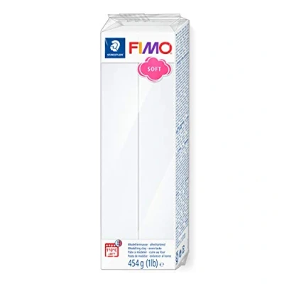 Image de Pâte Fimo Soft Blanc 454g