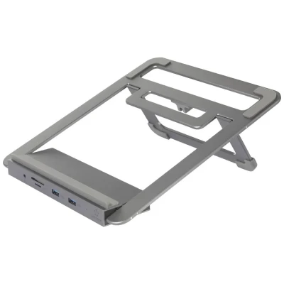 Afbeelding van Renkforce RF LLS 400 USB C laptopdockingstation / standaard Geschikt voor merk: Universeel, Apple Power Delivery