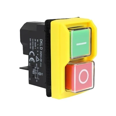 Afbeelding van DZ4 230 V nulspanningsschakelaar voor gereedschapsmachines, constructie identiek aan KEDU KJD20 2,