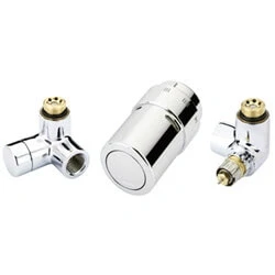 Afbeelding van Danfoss thermostatisch regelelement X tra designset rechts wit (RAL