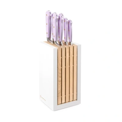 Image de Wusthof Ensemble de couteaux Classic Color 7 pièces avec bloc d&#039;igname violette