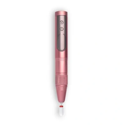 Afbeelding van Neonail Pen Nail Drill draadloze nagelfrees manicure pedicure roze metallic