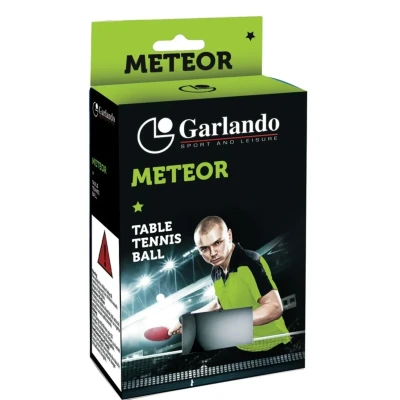 Afbeelding van Garlando Meteor Tafeltennis Ballen 1 Star Wit Kunststof