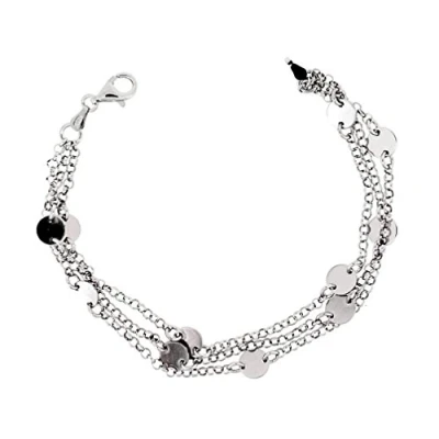 Afbeelding van Orphelia ZA 1984 Armband multichains 925 Zilver 19 cm