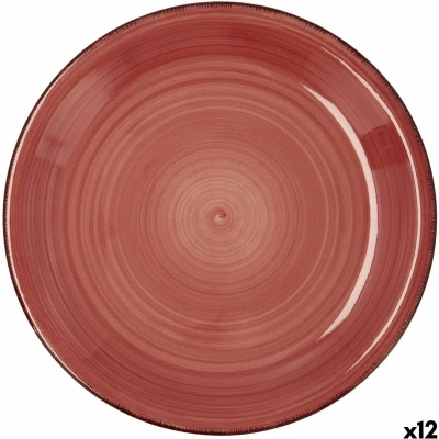 Afbeelding van Eetbord Quid Coral Vita Rood Keramisch Ø 27 cm (12 Stuks)
