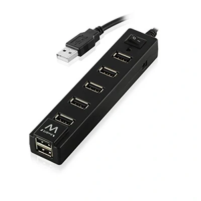 Image de Ewent EW1130 concentrateur (hub) 7 ports Ordinateur de bureau