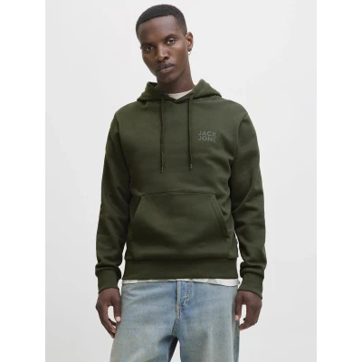 Afbeelding van JACK &amp; JONES Jjecorp Logo Sweatshirt Hood Noos met capuchon voor heren (1 stuk), Draagtas, L