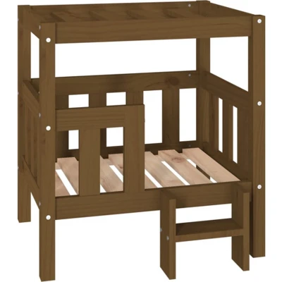 Afbeelding van Hondenmand 65,5X43X70 Cm Massief Grenenhout Honingbruin