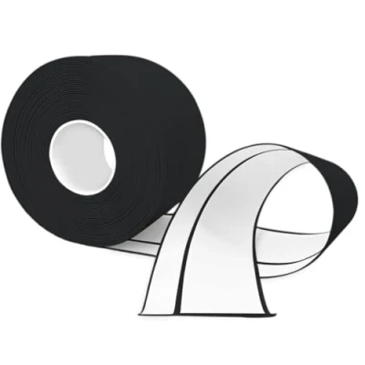 Afbeelding van TAOYIO Flexibele plint, zelfklevend, 6 m, pvc, 50 x 20 mm, keuken, hoeklijst, voor keuken en badkamer, 5 2, zwart