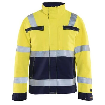 Image de Veste multinormes jaune fluorescent/marine