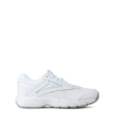 Afbeelding van Reebok WORK N Cushion Sportieve wandelschoenen, Dames, Maat: 40.5, White/cold grey Leer en textiel