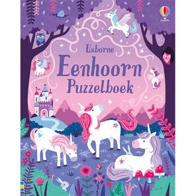 Afbeelding van Uitgeverij usborne puzzelboek eenhoorn