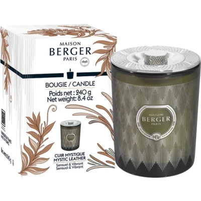Afbeelding van Lampe Berger Geurkaars Evanescence Grise Cuir Mystique 240gr