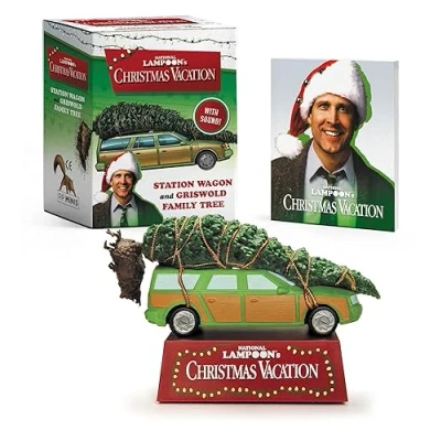 Afbeelding van National Lampoon&#039;s Christmas Vacation Station Wagon and Griswold Family Tree