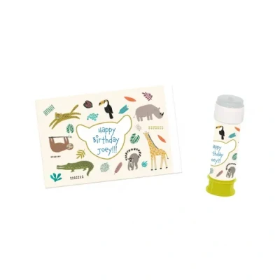 Afbeelding van Folat 68357 Zoo Party luchtkussenfolie, meerkleurig, 6 stuks