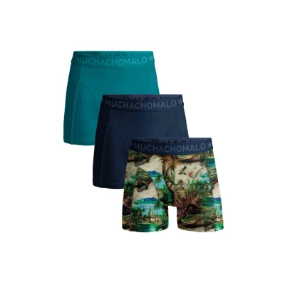 Afbeelding van Muchachomalo Heren Boxershorts 3 Pack Maat XL 95% Katoen Mannen Onderbroeken