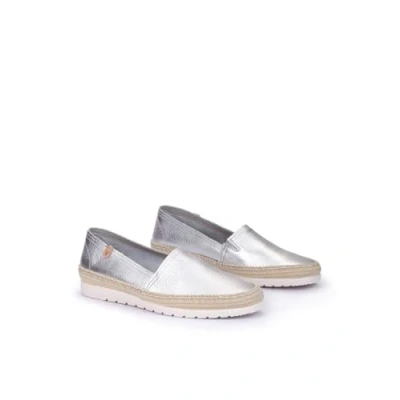 Afbeelding van Verbenas Noa Espadrilles Dames Zilver Maat 37
