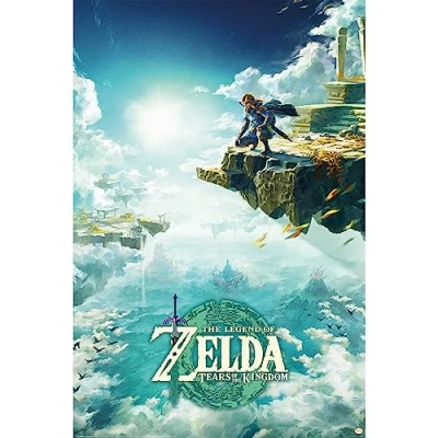 Afbeelding van Hole in the Wall Legend of Zelda Maxi Poster Tears Kingdom Cover Art (Diversen) Nieuw