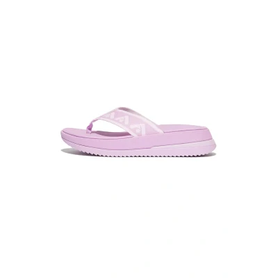 Afbeelding van Fitflop Surff Webbing Teenslippers, Dames, Maat: 39, Paars Polyester
