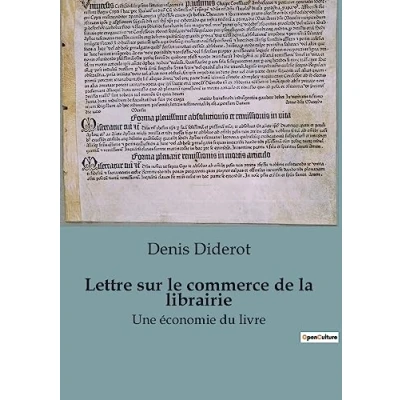 Afbeelding van Lettre sur le commerce de la librairie