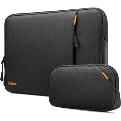 Afbeelding van tomtoc Laptopsleeves Hoes voor 14 inch MacBook Pro M1 Max A2442 2021, 13.5 Microsoft Surface Laptop 5,4,3,2,1, waterafstotende laptoptas laptophoes met accessoirevak