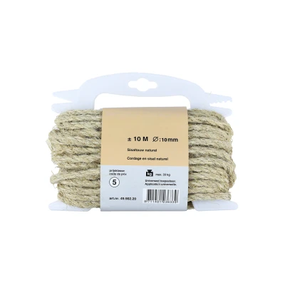 Afbeelding van Wovar Sisal Touw op Haspel 10 mm dik m