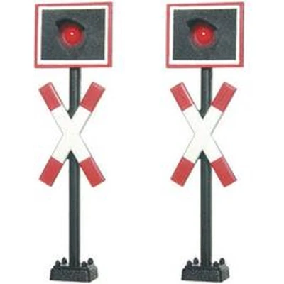 Afbeelding van Viessmann Modelltechnik 5058 H0 Set van 2 stuks Andreaskruis Kant en klaar model