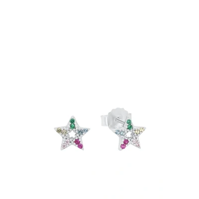 Afbeelding van Prinzessin Lillifee Oorstekers voor meisjes, zilver, meerkleurig, oorstekers, onesize, Zilver 925, zirkonia