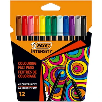 Image de Feutre de coloriage Intensity pointe fine Assortis BIC