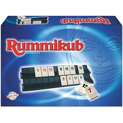 Image de Hasbro Gaming Rummikub Chiffres, Jeu de société réflexion, plateau type éducatif, Version française (version française)
