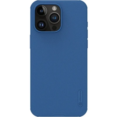 Afbeelding van Nillkin Super Frosted Shield Hoesje Geschikt voor Apple iPhone 15 Pro Max Blauw