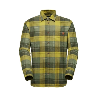 Afbeelding van Mammut Trovat Longsleeve Overhemd, Heren, Maat: Medium, Aura dark marsh