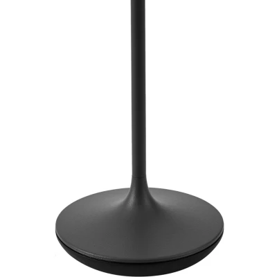 Afbeelding van QAZQA treble Moderne Dimbare LED Draadloze Oplaadbare Tafellamp USB met Dimmer 1 lichts H 25 cm Zwart Buitenverlichting